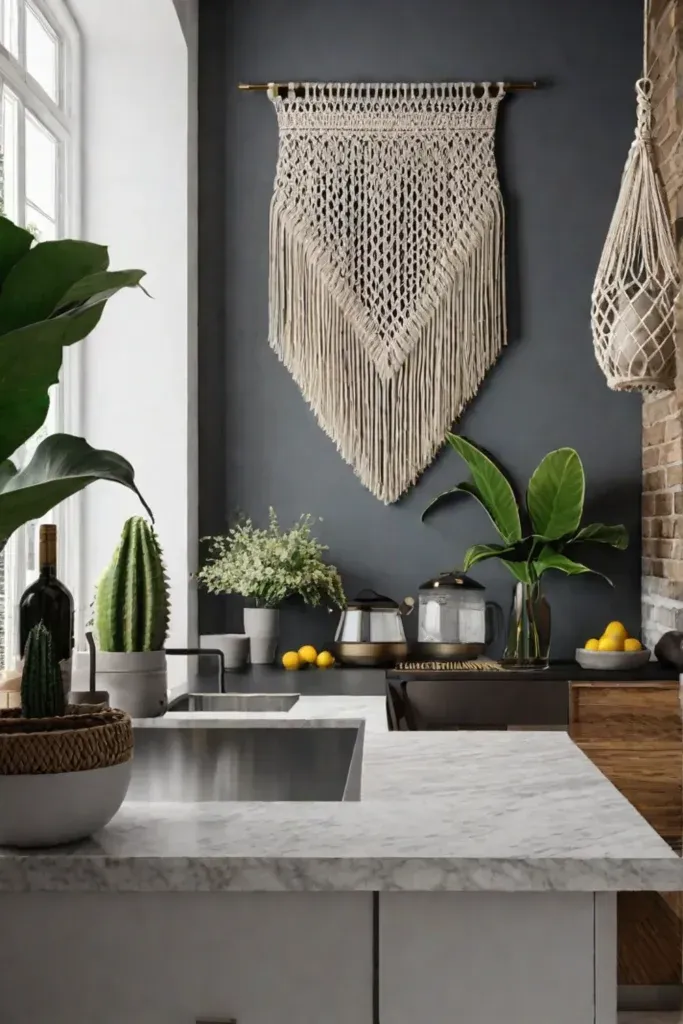 Bohemian kitchen decor