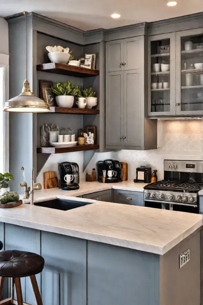 Charming kitchen with practical and stylish storage
