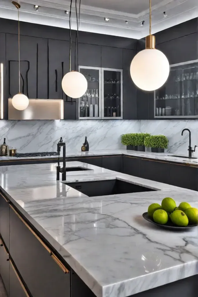 Classic kitchen natural stone beauty