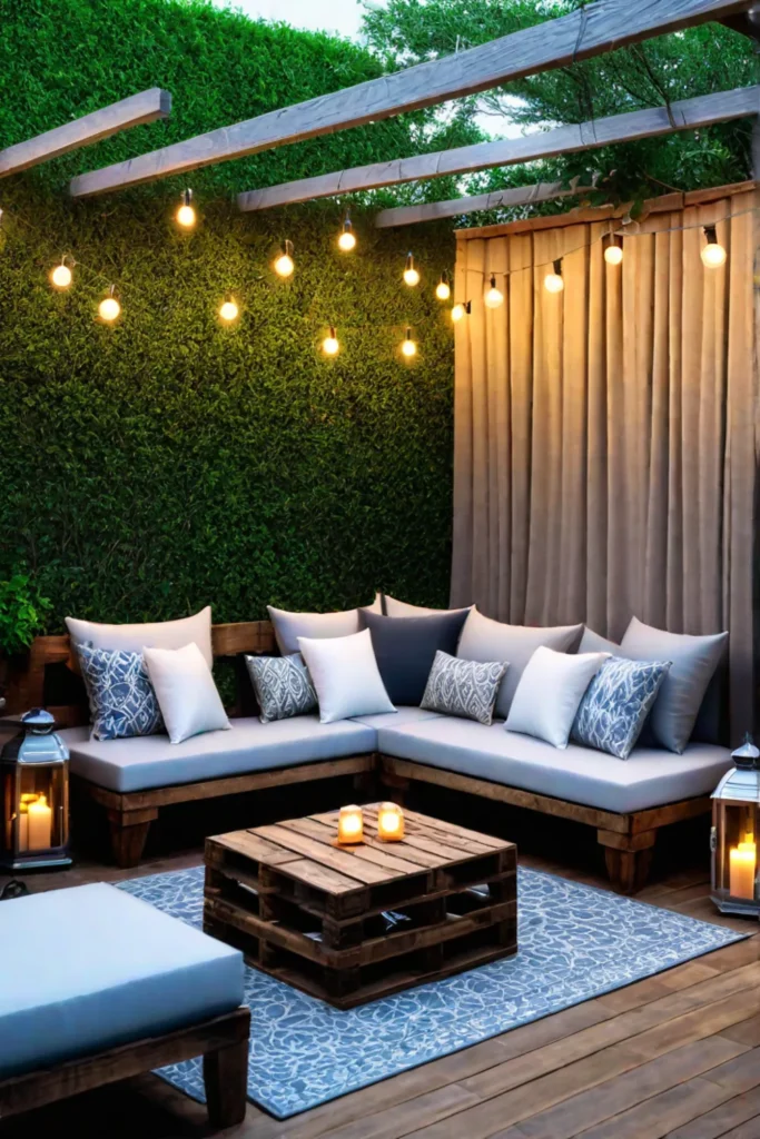 DIY backyard ambiance