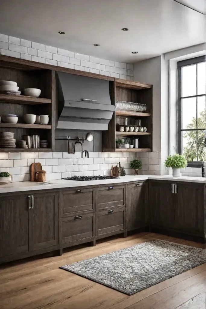 DIY corner cabinet storage for a personalized kitchen