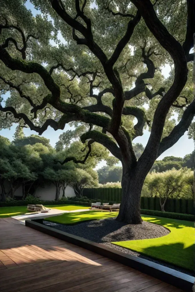 Dramatic outdoor lighting