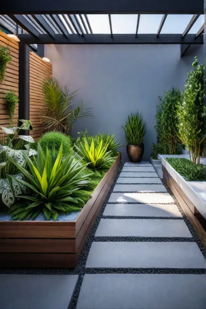 Ecofriendly paver patio