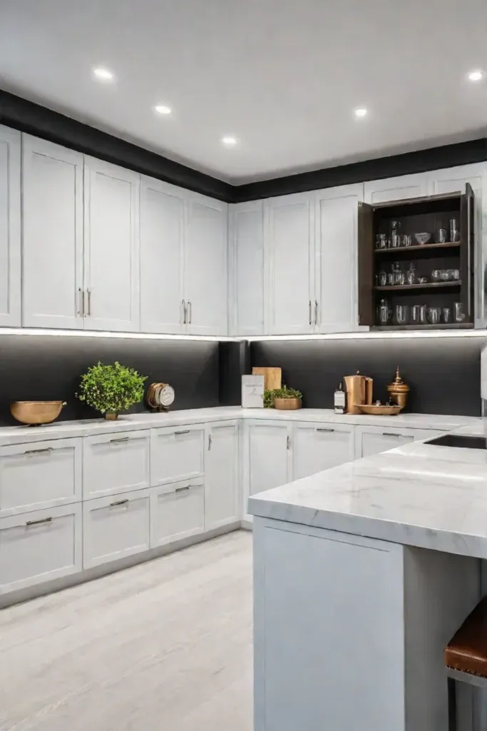 Efficient storage solutions for a functional kitchen