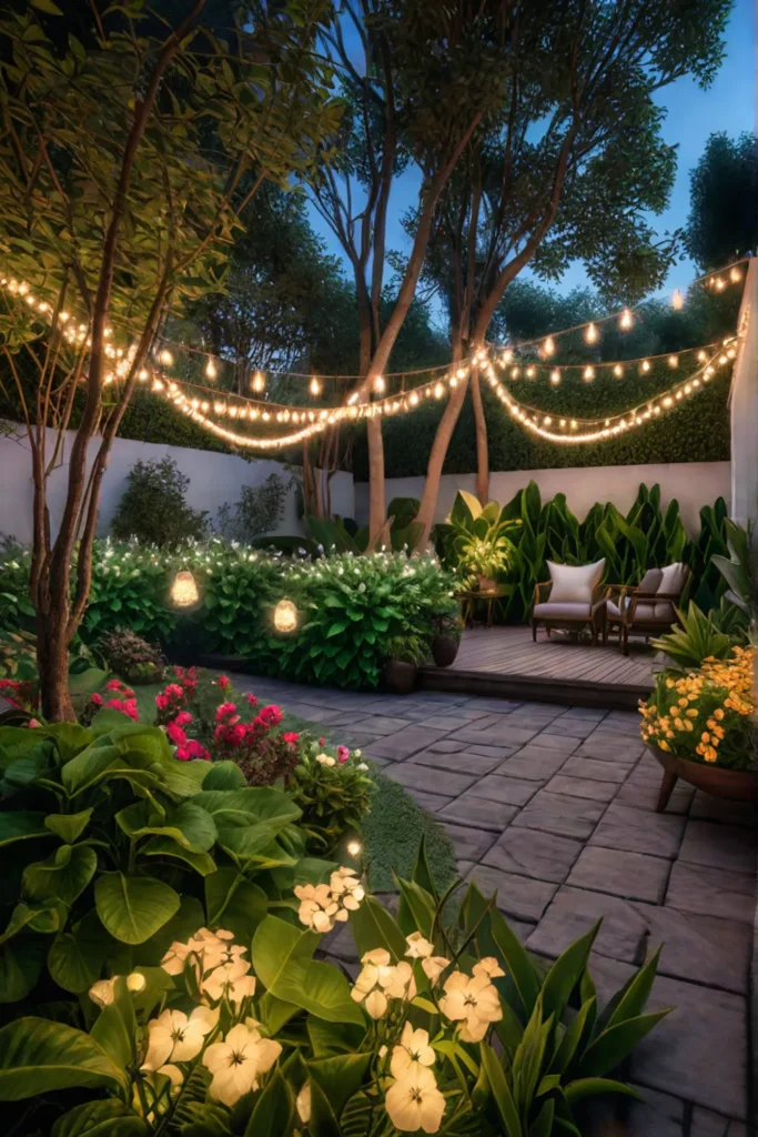 Enchanted garden lighting