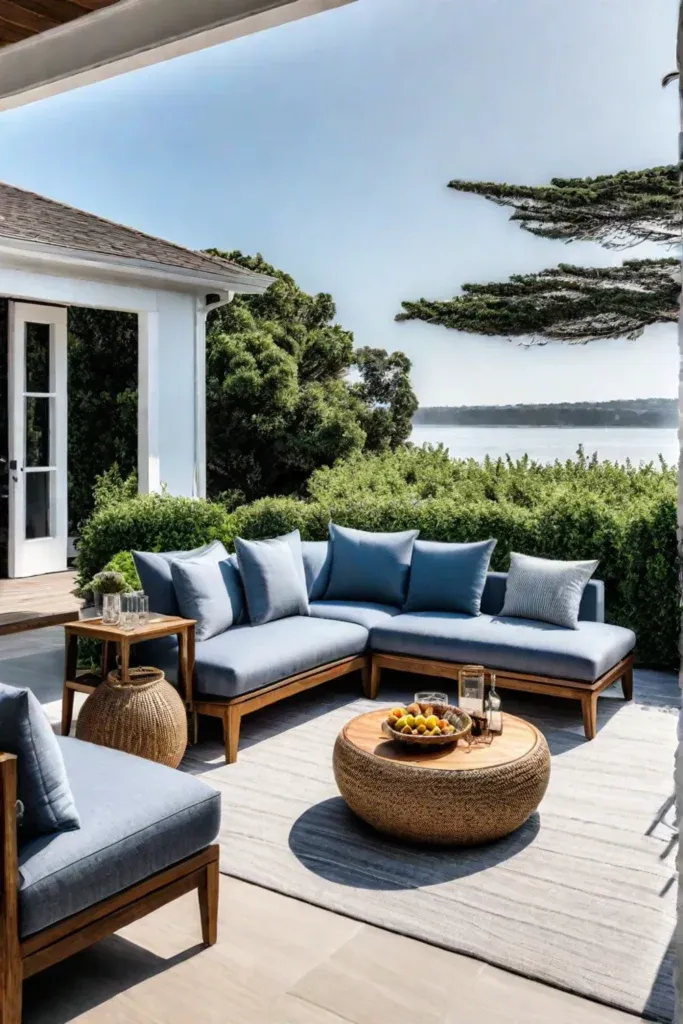 Entertaining porch space