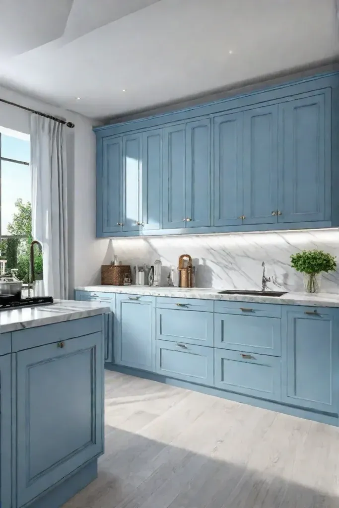 Glass backsplash small kitchen