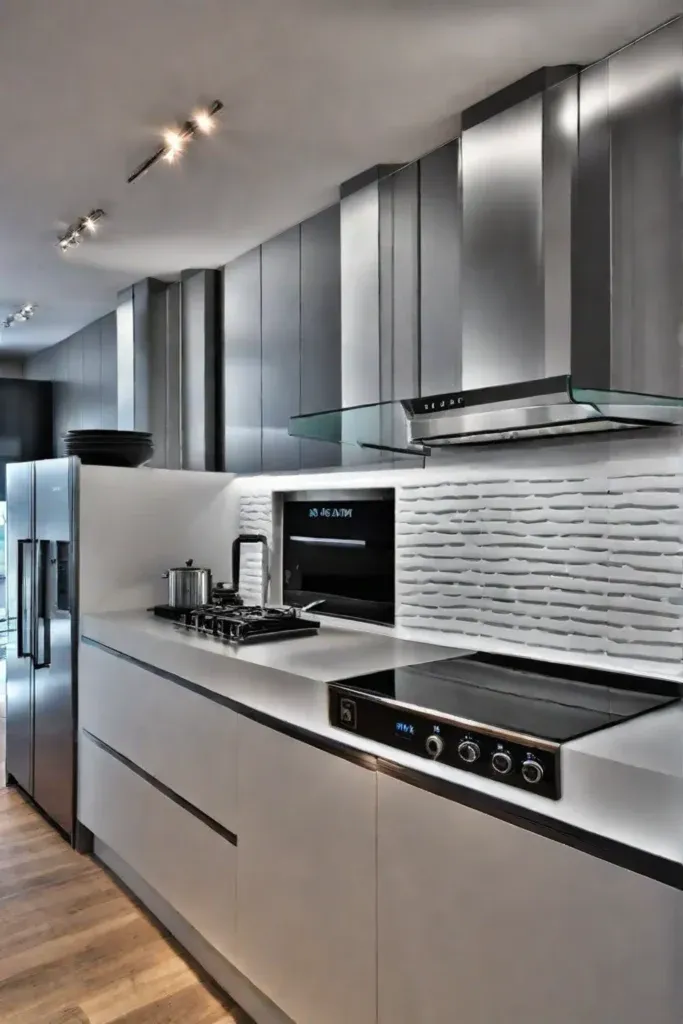 Hidden storage solutions for small kitchen appliances