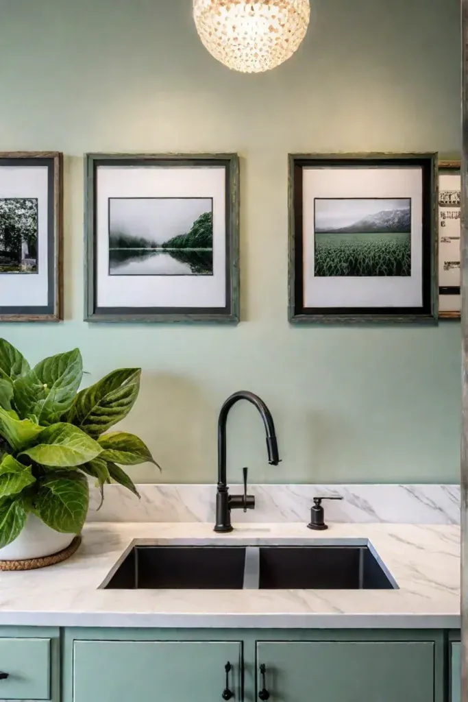 Kitchen wall decor ideas beyond backsplash