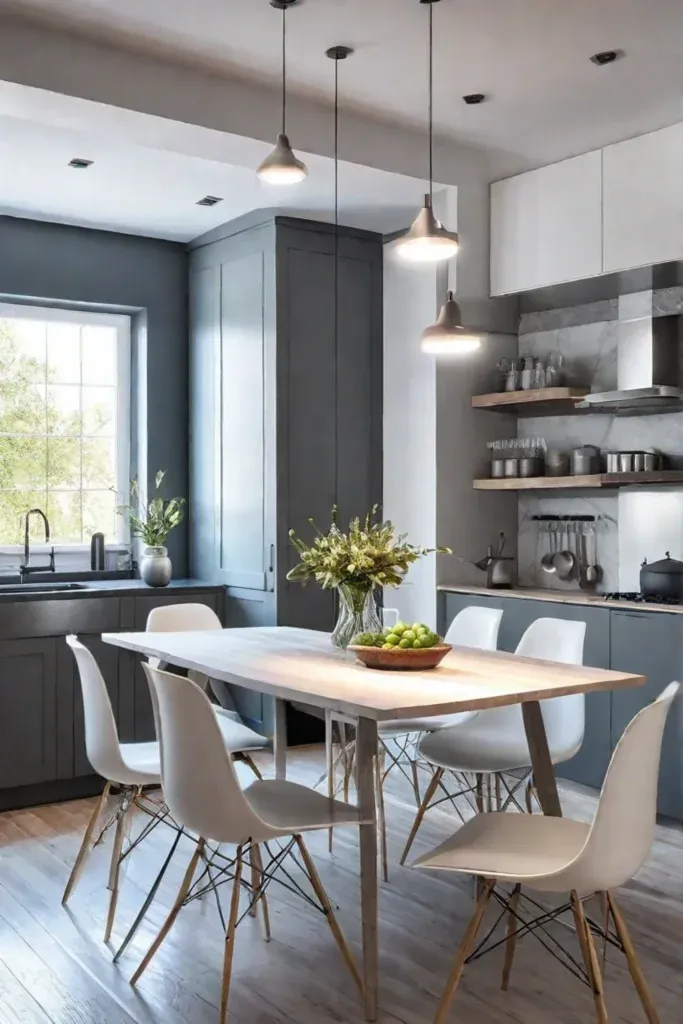 Kitchen wall decor ideas with mirrors