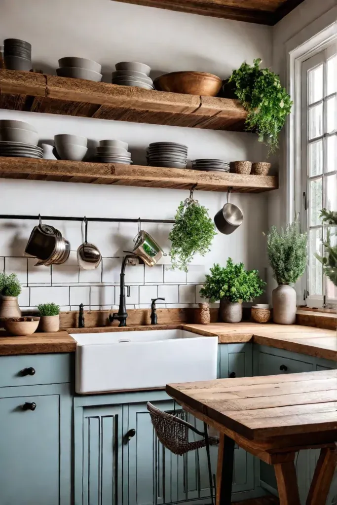 Natural Farmhouse Kitchen
