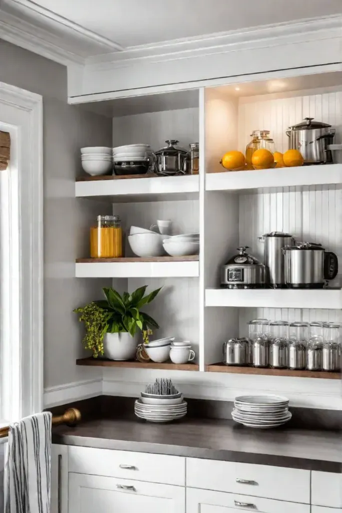 Organized kitchen with a focus on aesthetics