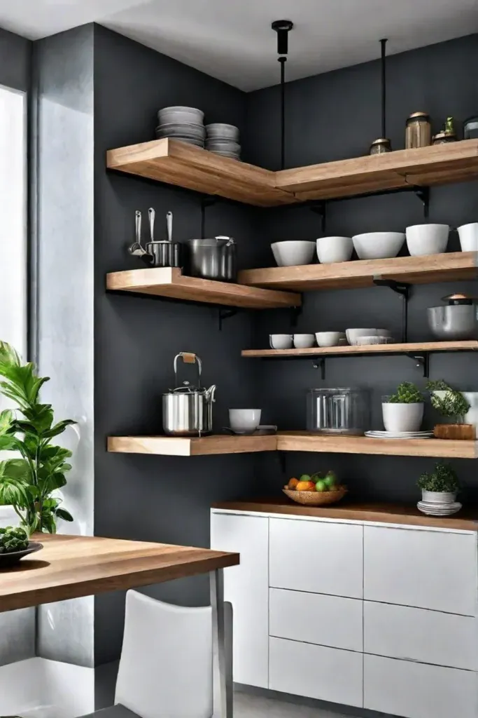 Pantry organization with shelves drawers and tiered systems