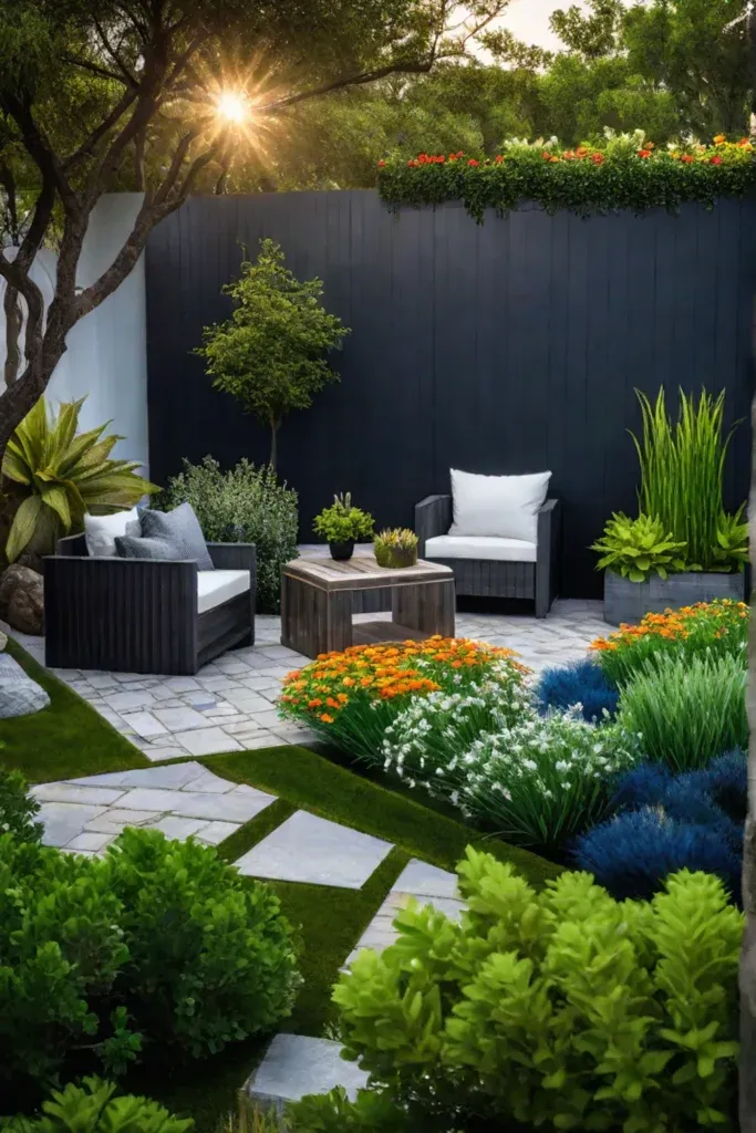 Sustainable backyard landscaping