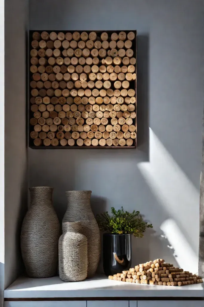 Upcycled kitchen wall art