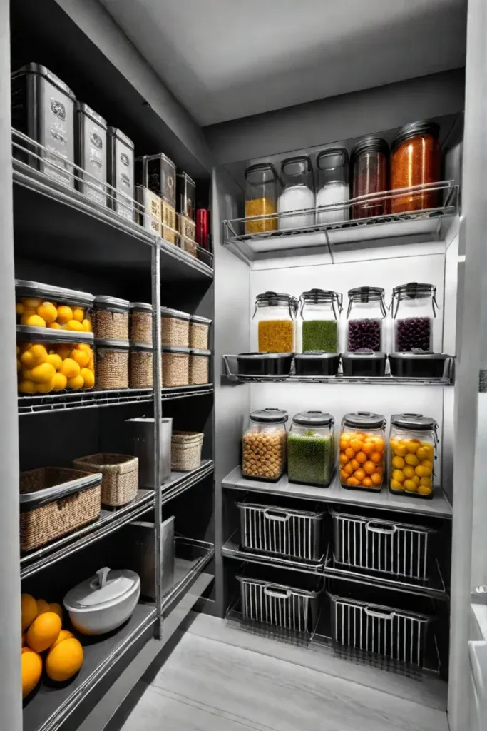 pantry organization ideas lazy Susan oils and vinegars