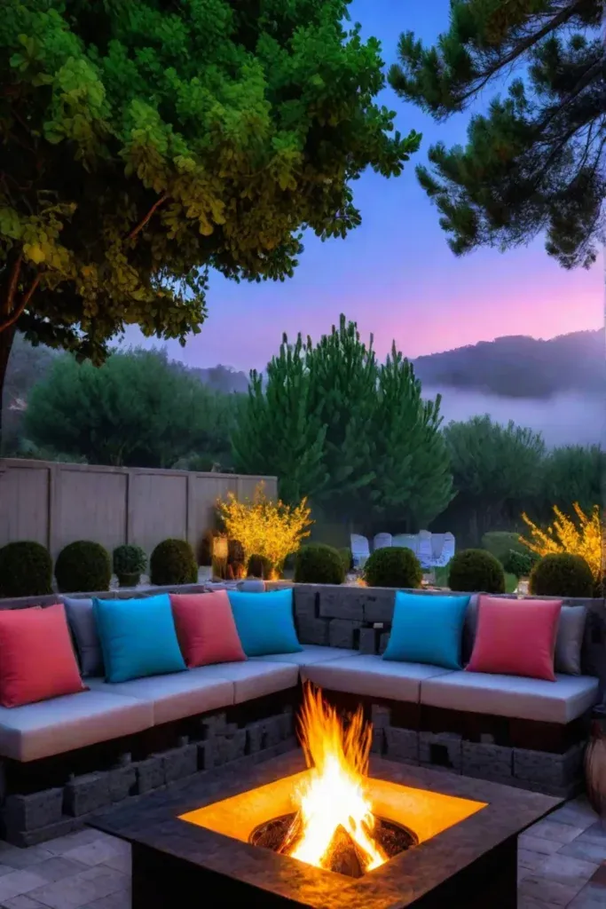 DIY fire pit cinder block fire pit backyard fire pit