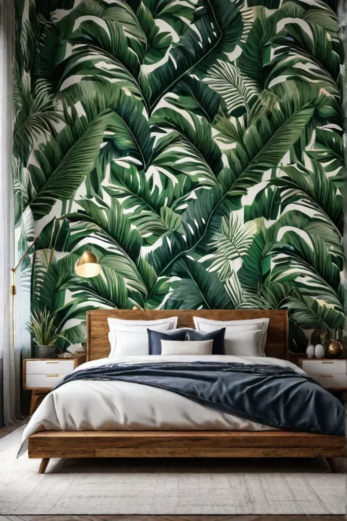 Removable wallpaper accent wall