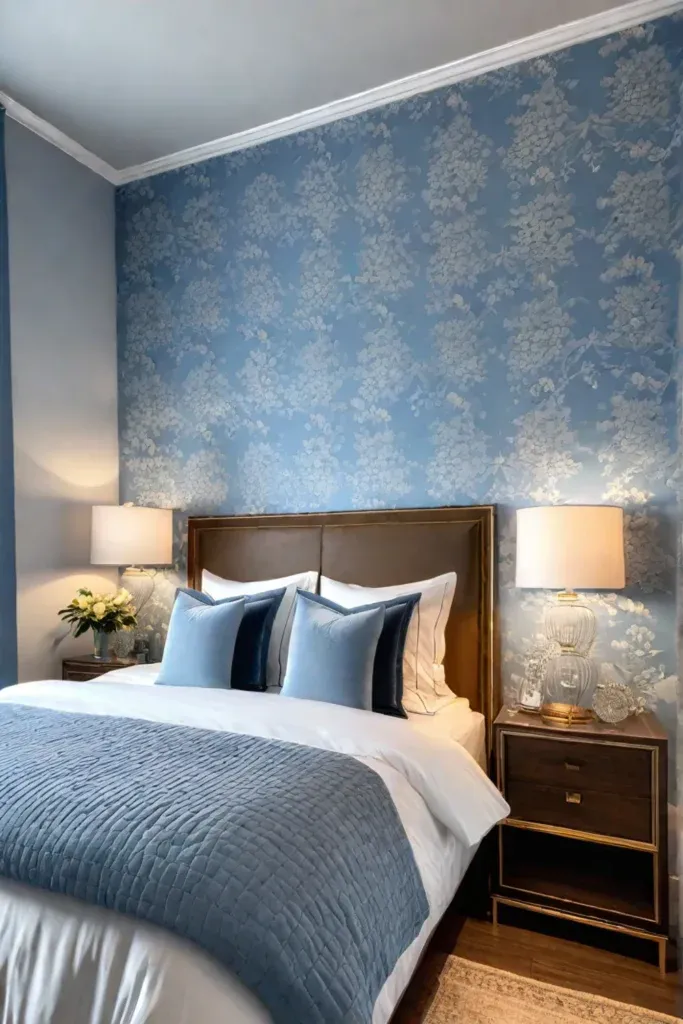 Tranquil bedroom bathed in sunlight