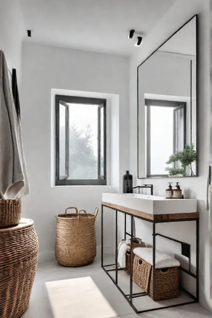 Bright and spacious small bathroom