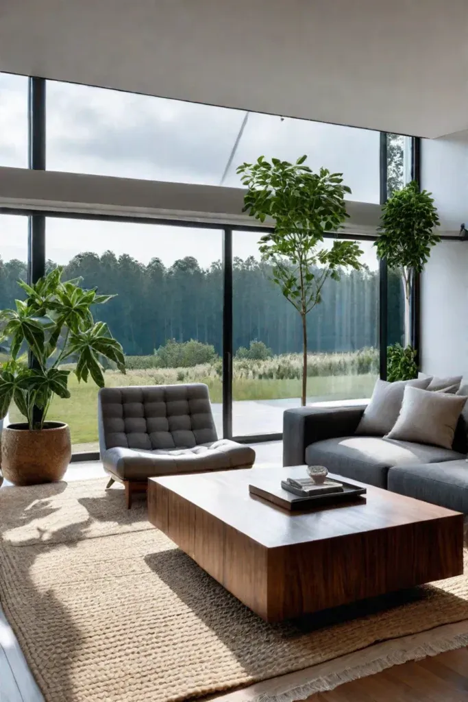 Inviting living room with a focus on natural light