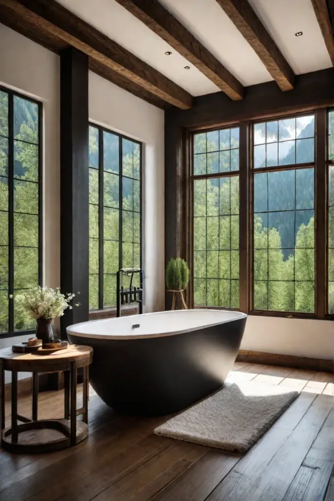 Natureinspired bathroom