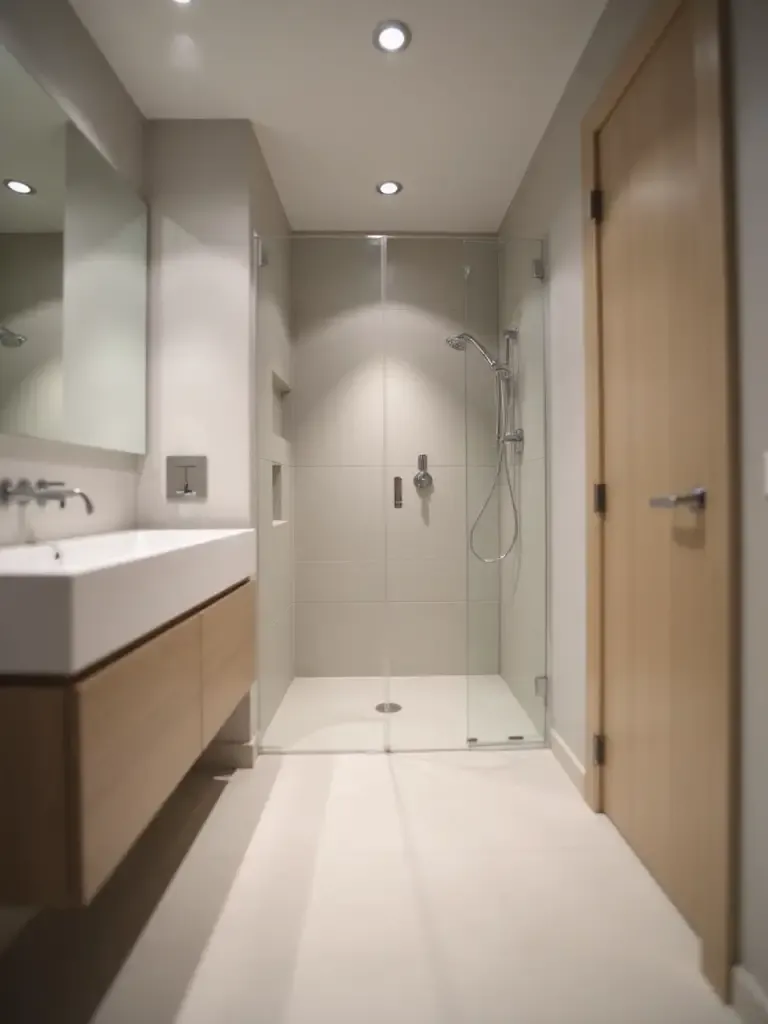 Bathroom zones and corresponding minimum IP ratings for lighting safety.