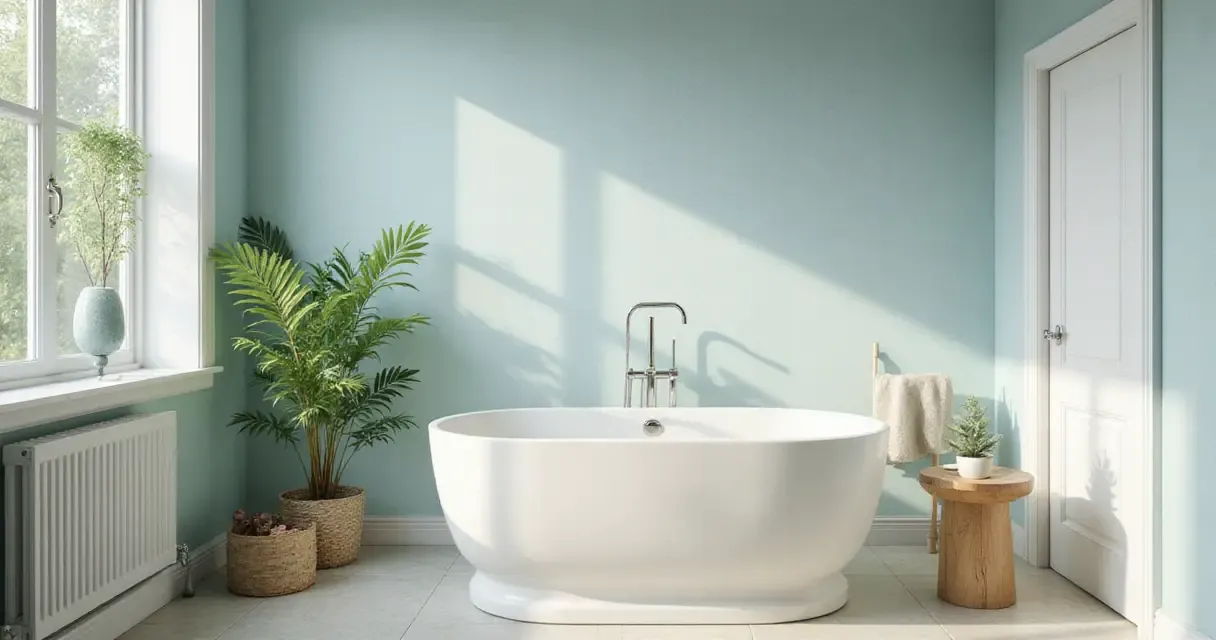 21 Blue Bathroom Wallpaper Tips from a Pet Safe Expert